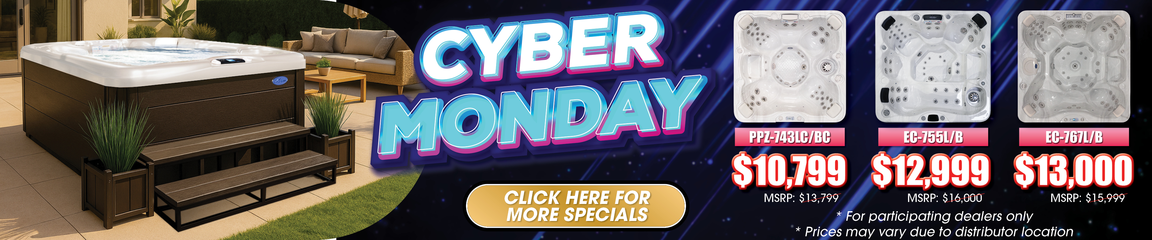 Calspas hot tub being used in a family setting - Gillette